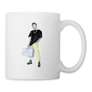 Hip-Hop / Musik / Tanzen / Musikbox / Rap / Flow - Tasse - Weiß - Rechts