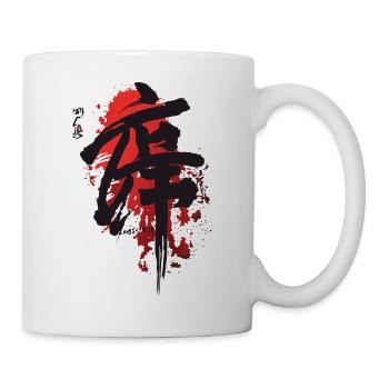 Lettre du Japon - Mug blanc - blanc - Droite