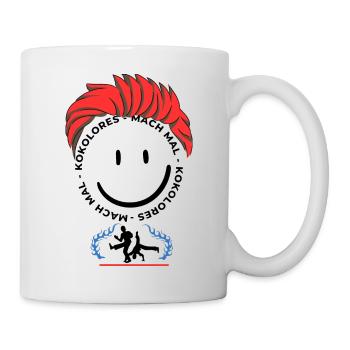 Cool shirt, trend t-shirt, happiness kokolores - Mug - white - Right