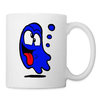 Confucius bleu - Mug blanc - blanc - Droite