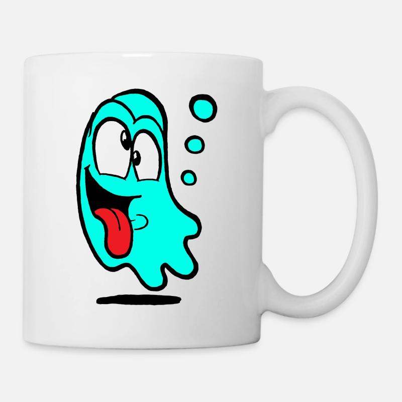 Confucius en turquoise - Mug blanc - blanc