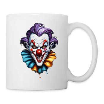 Horror Clown / Circus / Funny / Show / Halloween - Mug - white - Right
