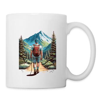 Abenteuer Bergpfad - Tasse - Weiß - Rechts