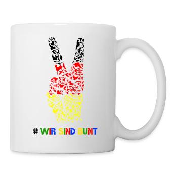 Nous sommes colorés - Mug blanc - blanc - Droite