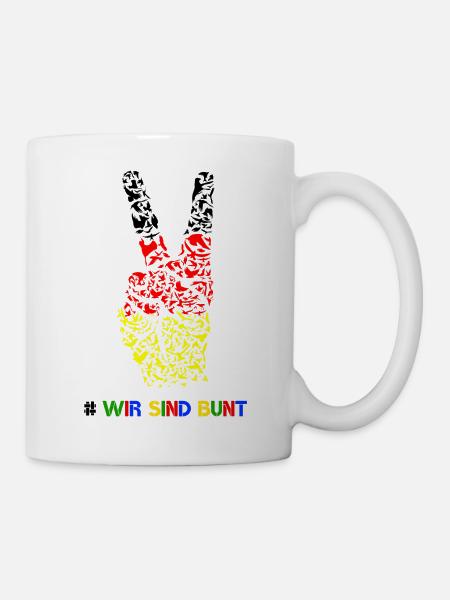 We are colorful - Mug - white