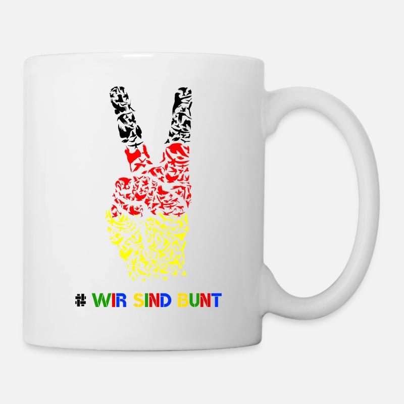 We are colorful - Mug - white