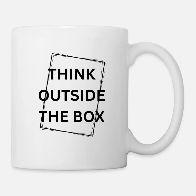 Think outside the box - Tasse - Weiß