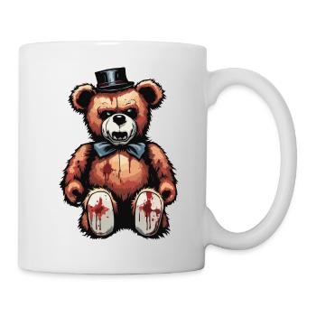 Teddybär / Kuscheltier / Stofftier / Geschenkidee - Tasse - Weiß - Rechts
