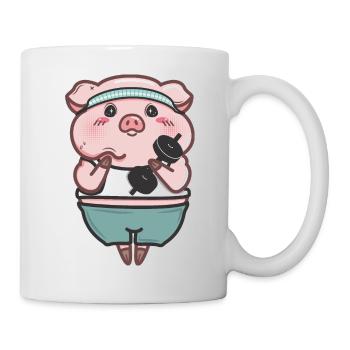 Les oreillons au gymnase - Mug blanc - blanc - Droite