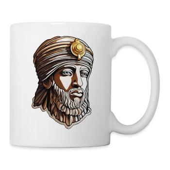 Egypte / Pharaon / Momies / Hiéroglyphes / Sphinx - Mug blanc - blanc - Droite