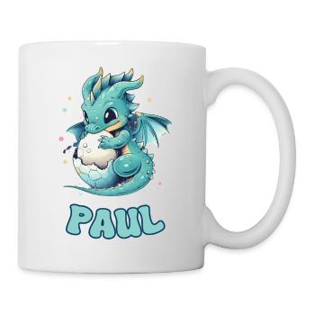 Paul - Dragon - Nom - Mug blanc - blanc - Droite