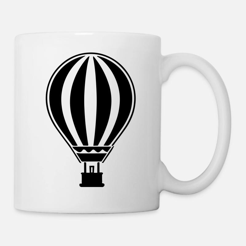 Montgolfière - Mug blanc - blanc