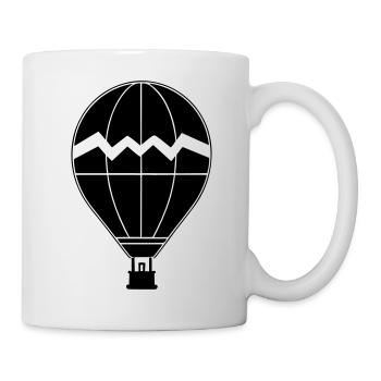 Luftballon - Tasse - Weiß - Rechts