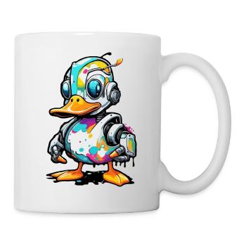 Robot Animal / AI / Mechanized Animals / Comic - Mug - white - Right
