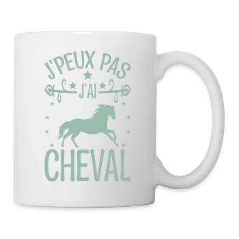 I can't I have horse - Mug - white - Right