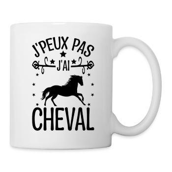 I can't I have horse - Mug - white - Right
