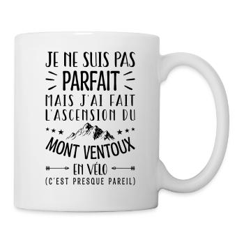 Parfait Mont Ventoux en Vélo Humour Vélo Cycliste - Mug blanc - blanc - Droite
