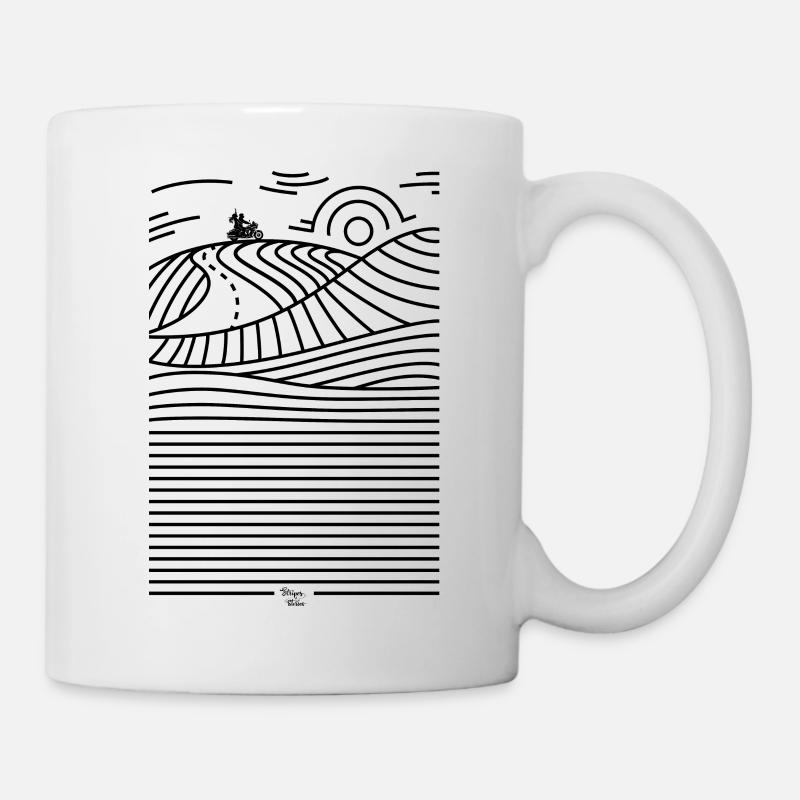 Du vent dans les cheveux - Mug blanc - blanc