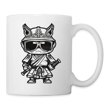 Samurai / Japanisch / Harakiri / Katana / Mann - Tasse - Weiß - Rechts
