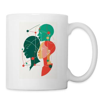 Zwischenmenschliche Bindungen und Zusammenkünfte von Frauen. - Tasse - Weiß - Rechts