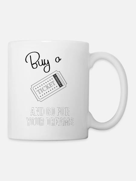 Acheter un rêve - Mug blanc - blanc