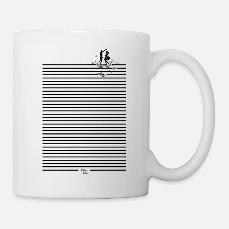 Danser sous la pluie - Mug blanc - blanc