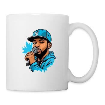 MC avec micro - Mug blanc - blanc - Droite