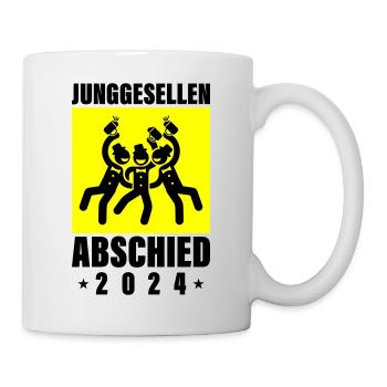 Enterrement de vie de garçon 2024 - Mug blanc - blanc - Droite