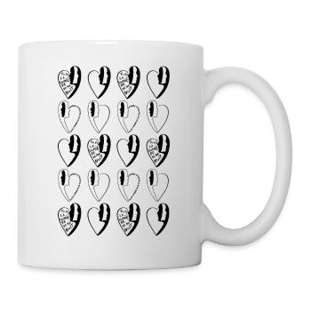 Imprimé numéro11. - Mug blanc - blanc - Droite
