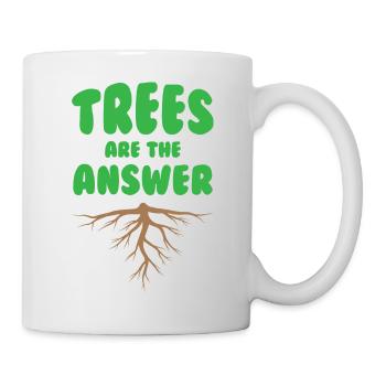 Trees Are The Answer - Mug - white - Right