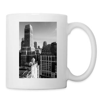 New York Manhattan Sunset S+W - Mug - white - Right