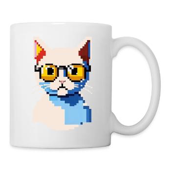 Pix le chat - Mug blanc - blanc - Droite