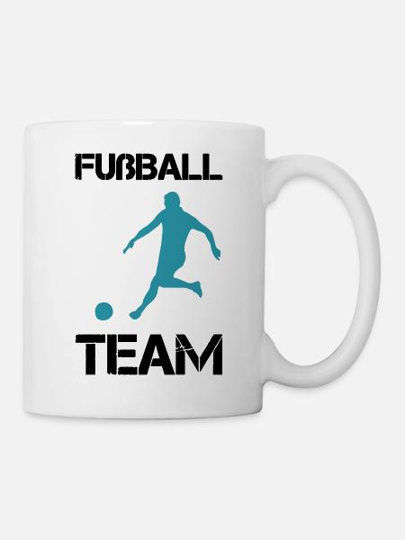 fußball team - Tasse - Weiß