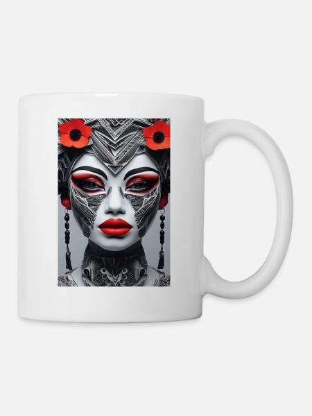 Asiatische Schönheit#9 - Tasse - Weiß