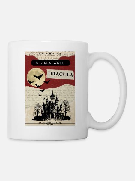 Dracula, von Bram Stoker - Tasse - Weiß