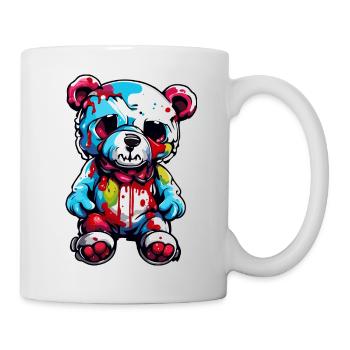 Teddybär / Kuscheltier / Stofftier / Geschenkidee - Tasse - Weiß - Rechts