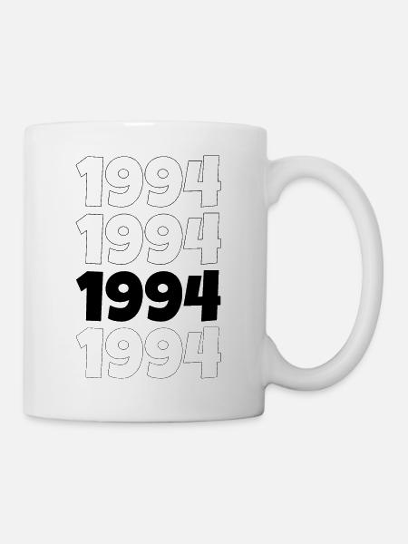 1994 schwarz - Tasse - Weiß