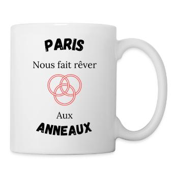 Paris makes us dream of rings. - Mug - white - Right