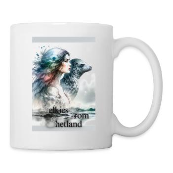 Selkies aus Shetland - Tasse - Weiß - Rechts