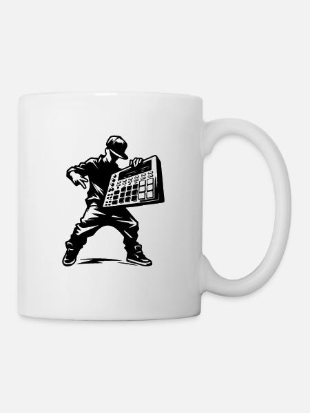 Beatmaker avec sampler - Mug blanc - blanc