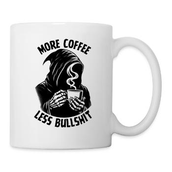 Plus de café - Mug blanc - blanc - Droite