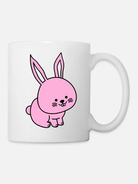 hase - Tasse - Weiß