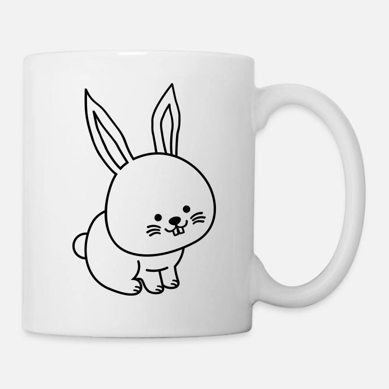 hase - Tasse - Weiß