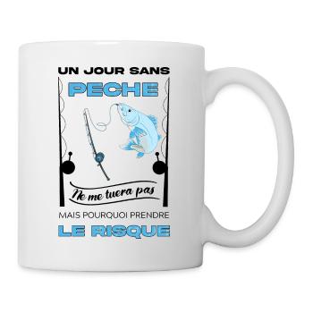 UN JOUR SANS PÉCHÉ NE ME TUERA PAS - Mug blanc - blanc - Droite