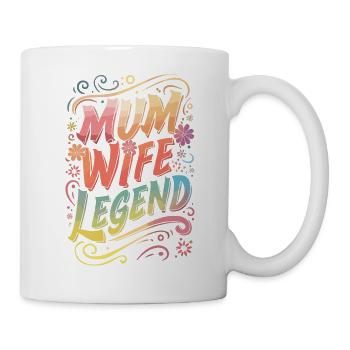Mum Wife Legend - Mug - white - Right