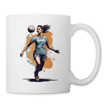 Handball player streetwear Iconic style - Mug - white - Right