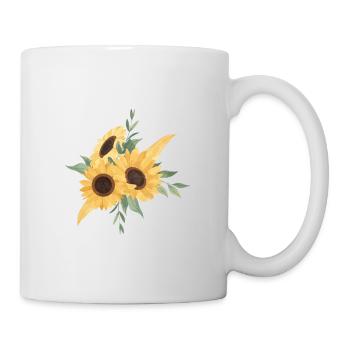 Buchstabe i blumiges Tourmesol - Tasse - Weiß - Rechts