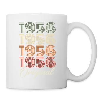 1956 Original Vintage Geburtstagsgeschenk 1956 - Tasse - Weiß - Rechts