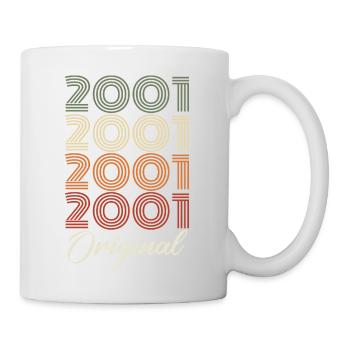 2001 Cadeau D'anniversaire Vintage Original 2001 - Mug blanc - blanc - Droite