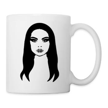Sexy black woman - Mug - white - Right